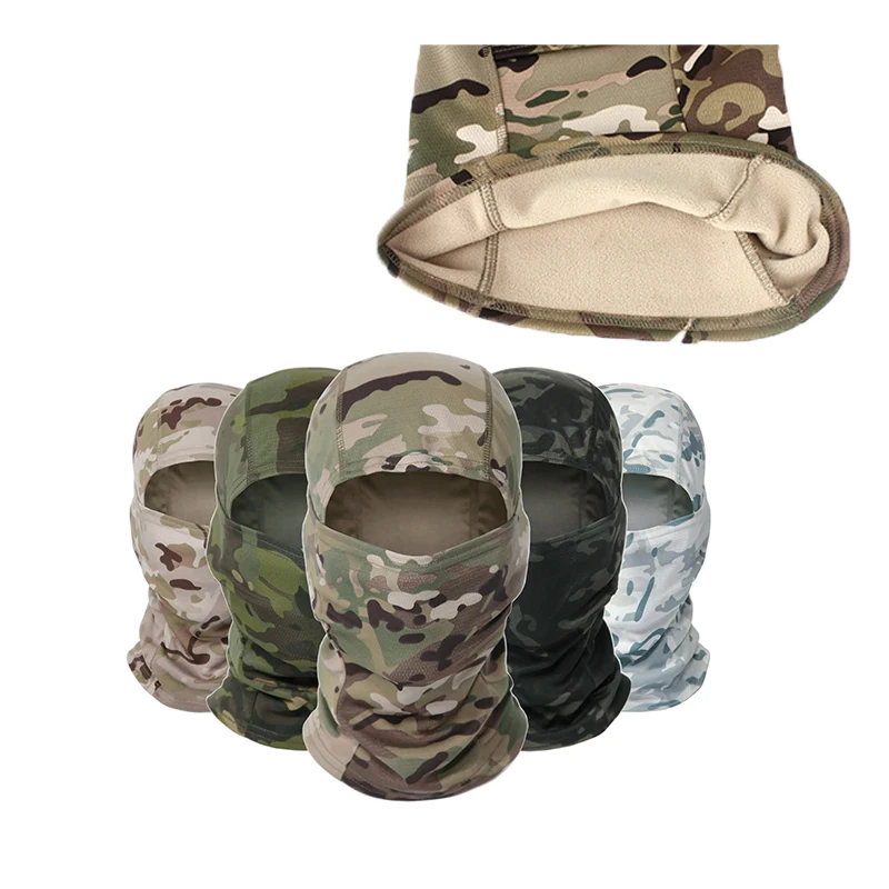

Sturdyarmor Camouflage Outdoor Warm Fleece Tactical Gear Full Face Tactical Headgear Scarf Operation Balaclava