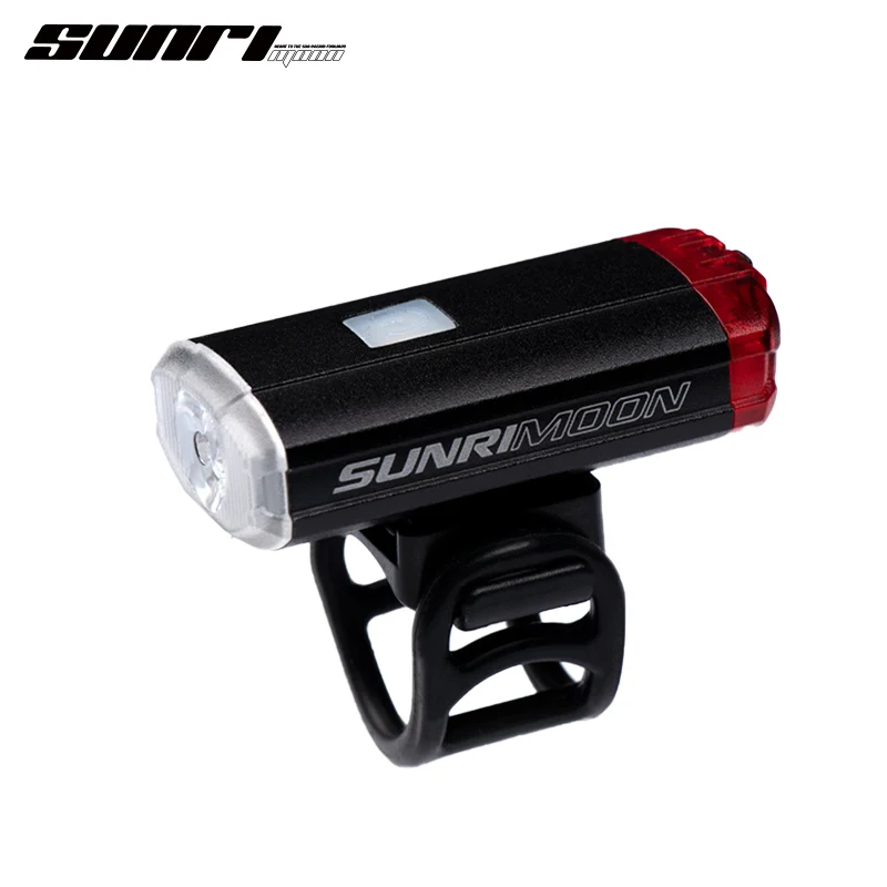 

SUNRIMOON Outdoor night riding Bicycle Top Light front Light bicycle light for Waterproof Super Bright Usb Rechargeable Bike, Black