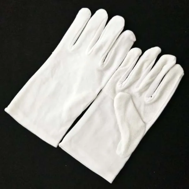 Marching Band Police Military Uniform White Cotton Glove - Buy White ...
