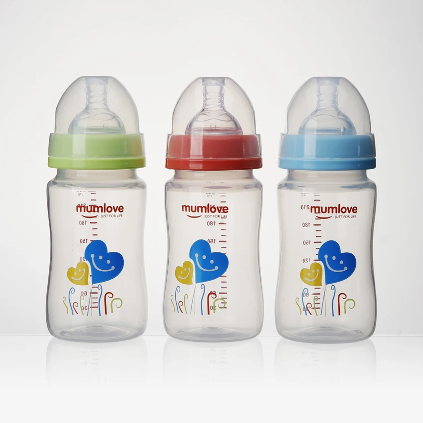 

BPA Free Baby Milk Feeding Bottle Wholesale Baby Bottle Baby Bottle, Transparent, pantone color