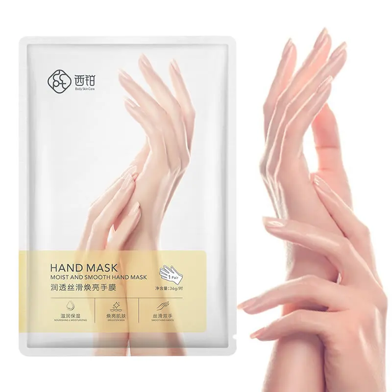 

Hand and Foot Mask OEM Private Label Exfoliate Peeling Treatment Nourishing Collagen Repairing Moisturizing Hand Mask Glove