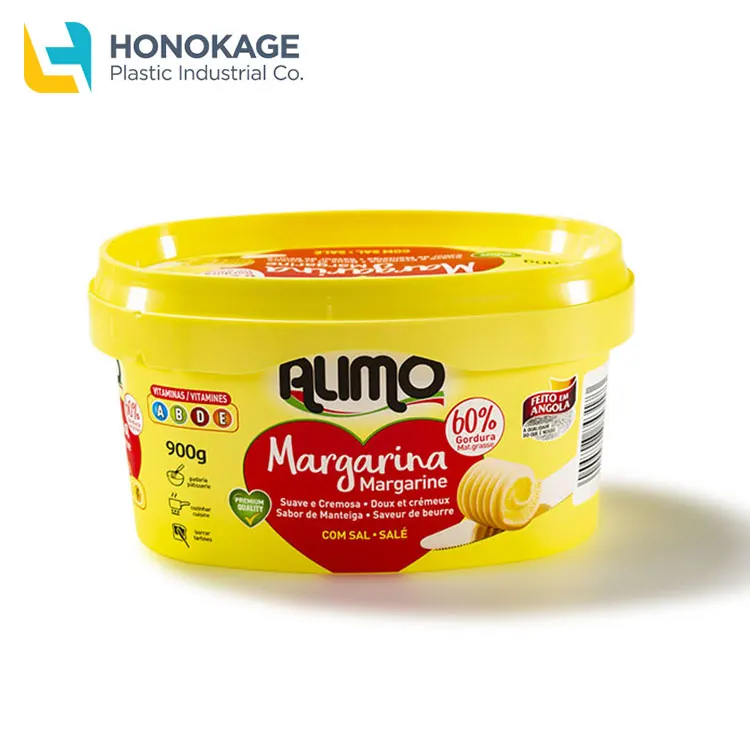 Iml Alimo Oval Plastic Container Frozen Food Packaging Margarine Butter ...