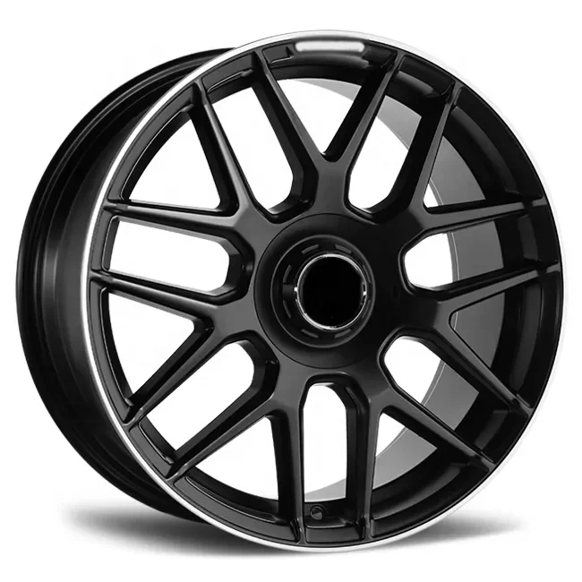 

Hot Sale Car Wheels Rim 20*8.5j 20*9.5J 5X112 Black Red staggered Passenger Car Wheels For Benz Amg GLS63 Car Rims