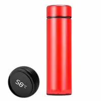 

500ML stainless steel water bottle vacuum thermos with LCD touch screen temperature