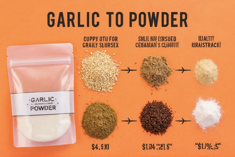 Garlic Clove to Powder: Exact Conversion Guide