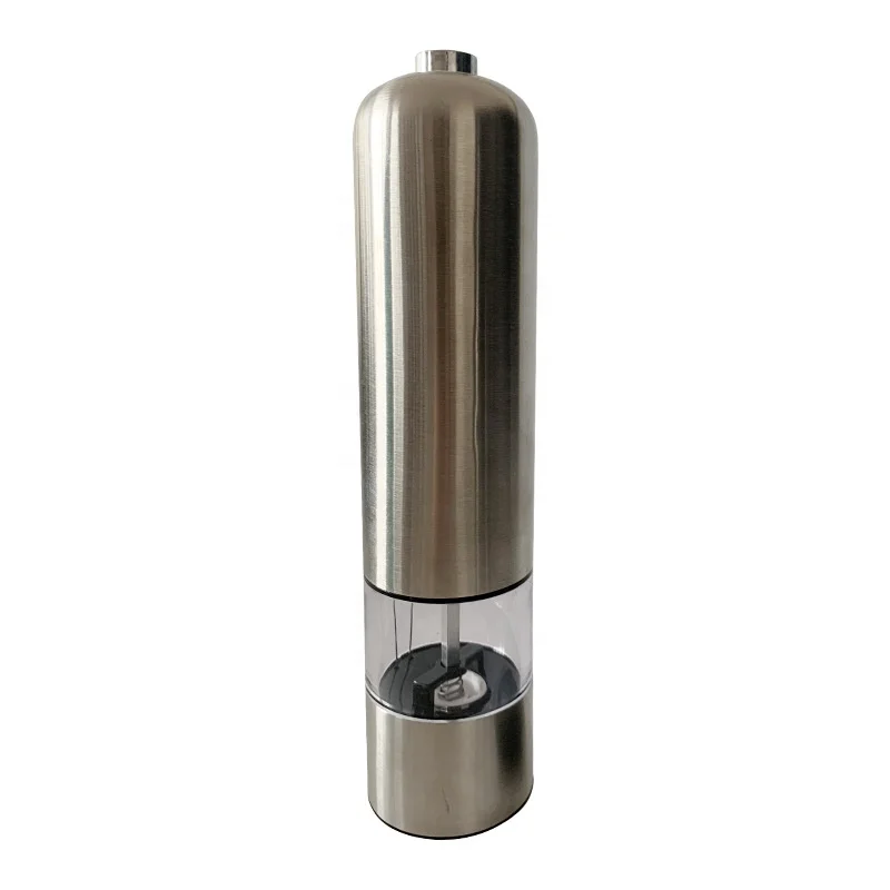 

Wholesale electric stainless steel salt and pepper grinder salt mill & pepper mill
