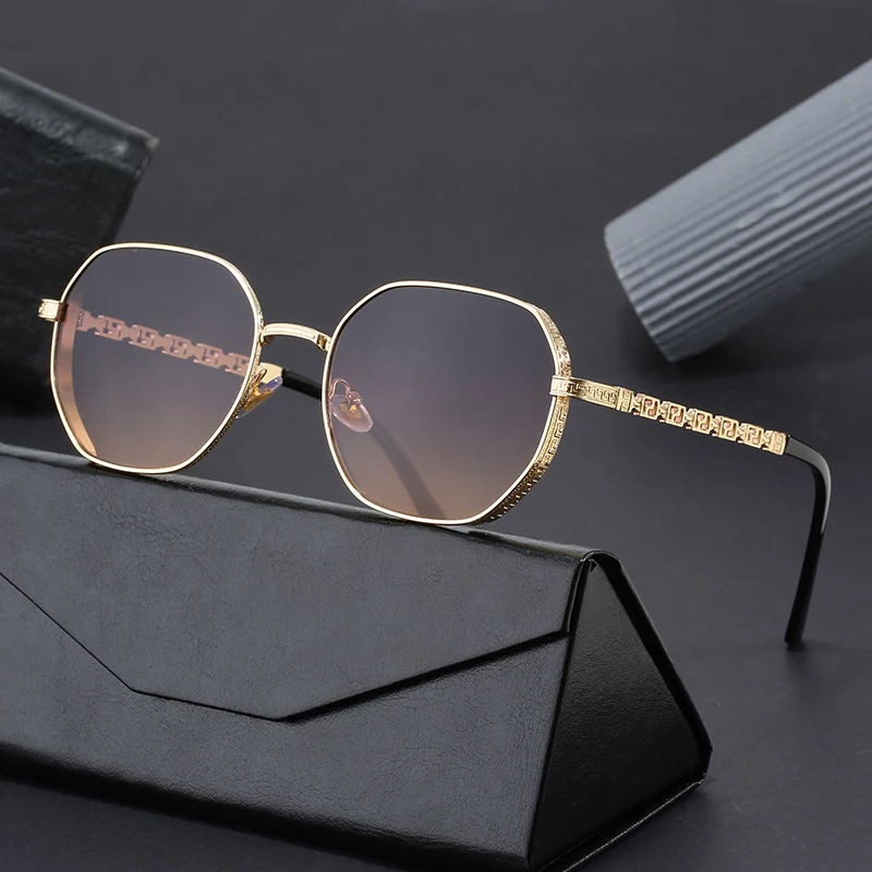 American and European Sunglasses Special Vintage Sun Glasses Luxury Metal Frame Sunglasses for Men