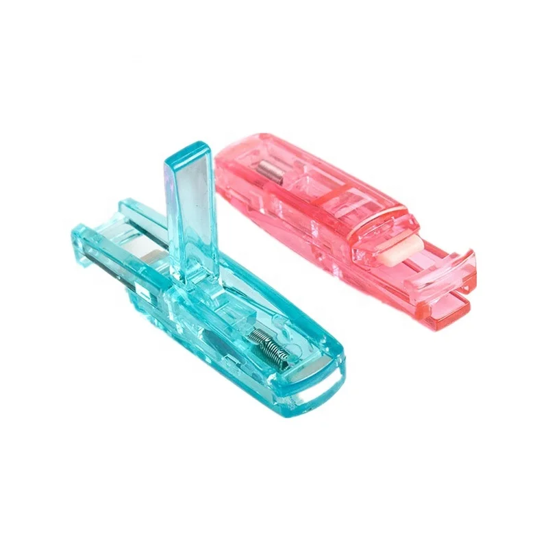 

Colorful Makeup Tool Plastic Portable Mini Eyelash Curler, Pink,blue