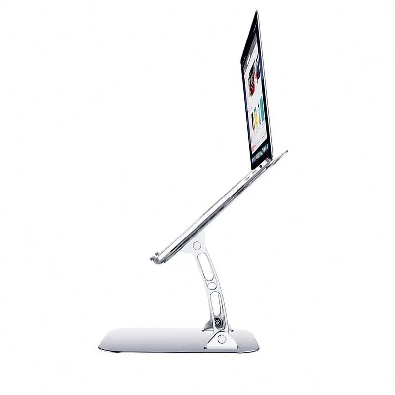 

Aluminum laptop holder HOPdj laptop stand phone holder, Silver