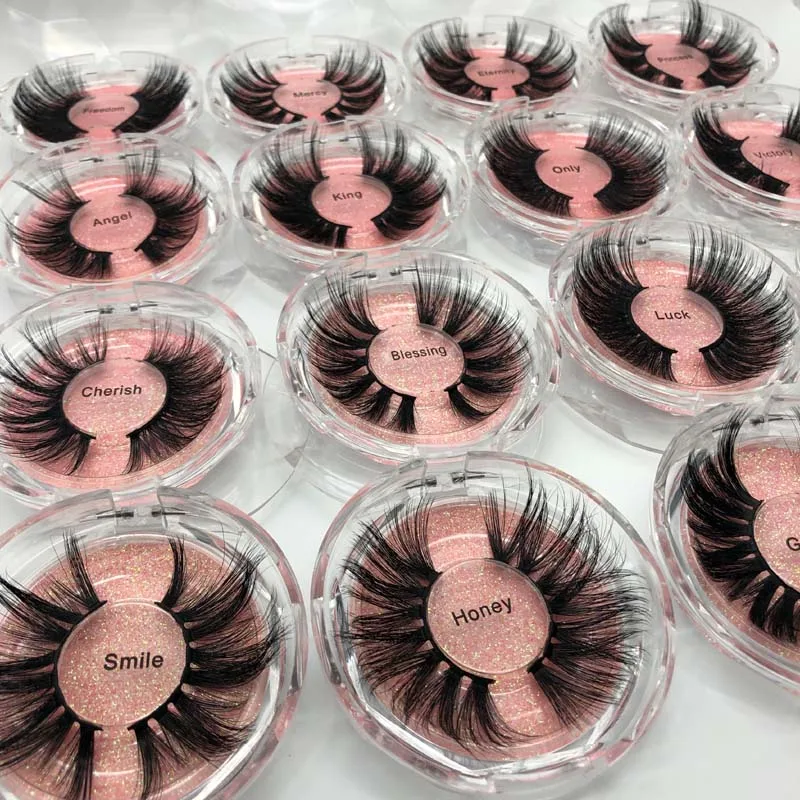 

Long Dramatic Mink Lashes 3D Mink Eyelash 5D 25mm Long Thick Mink Lashes Handmade False Eyelash Eye Makeup Maquiagem 8D Series 1