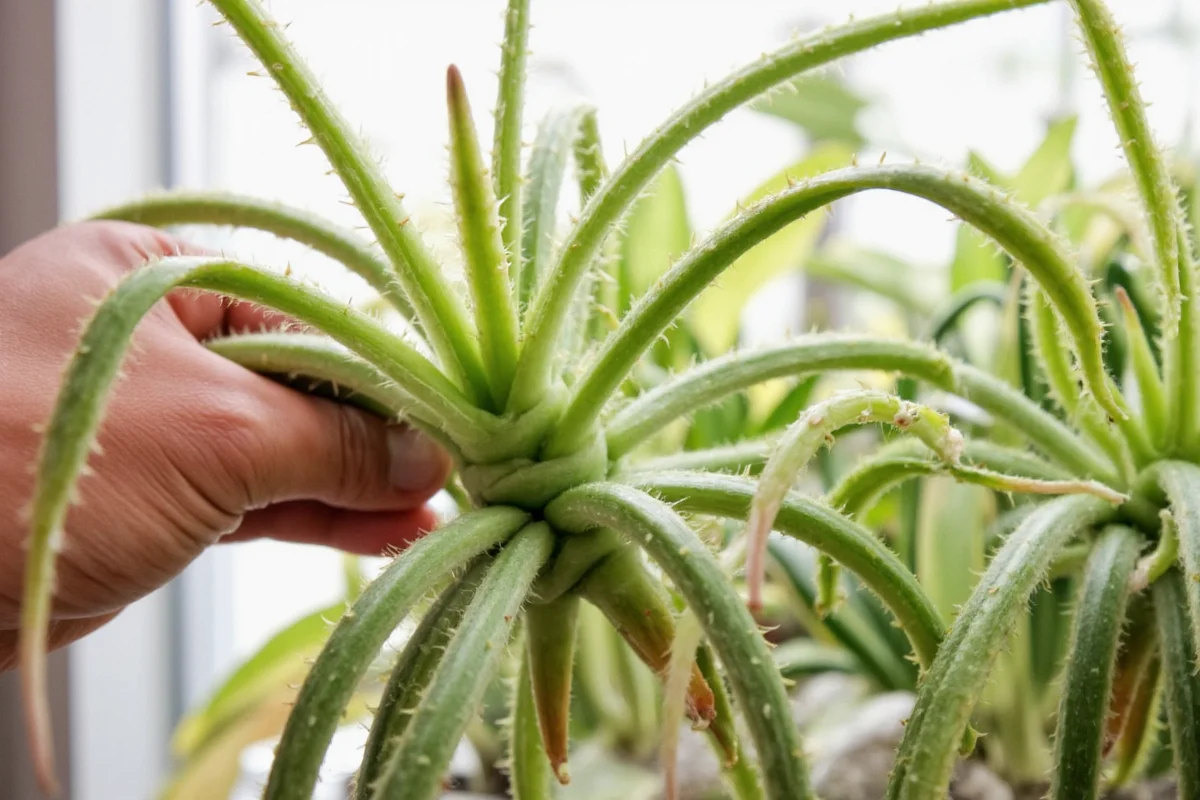 how do spider plants reproduce asexually