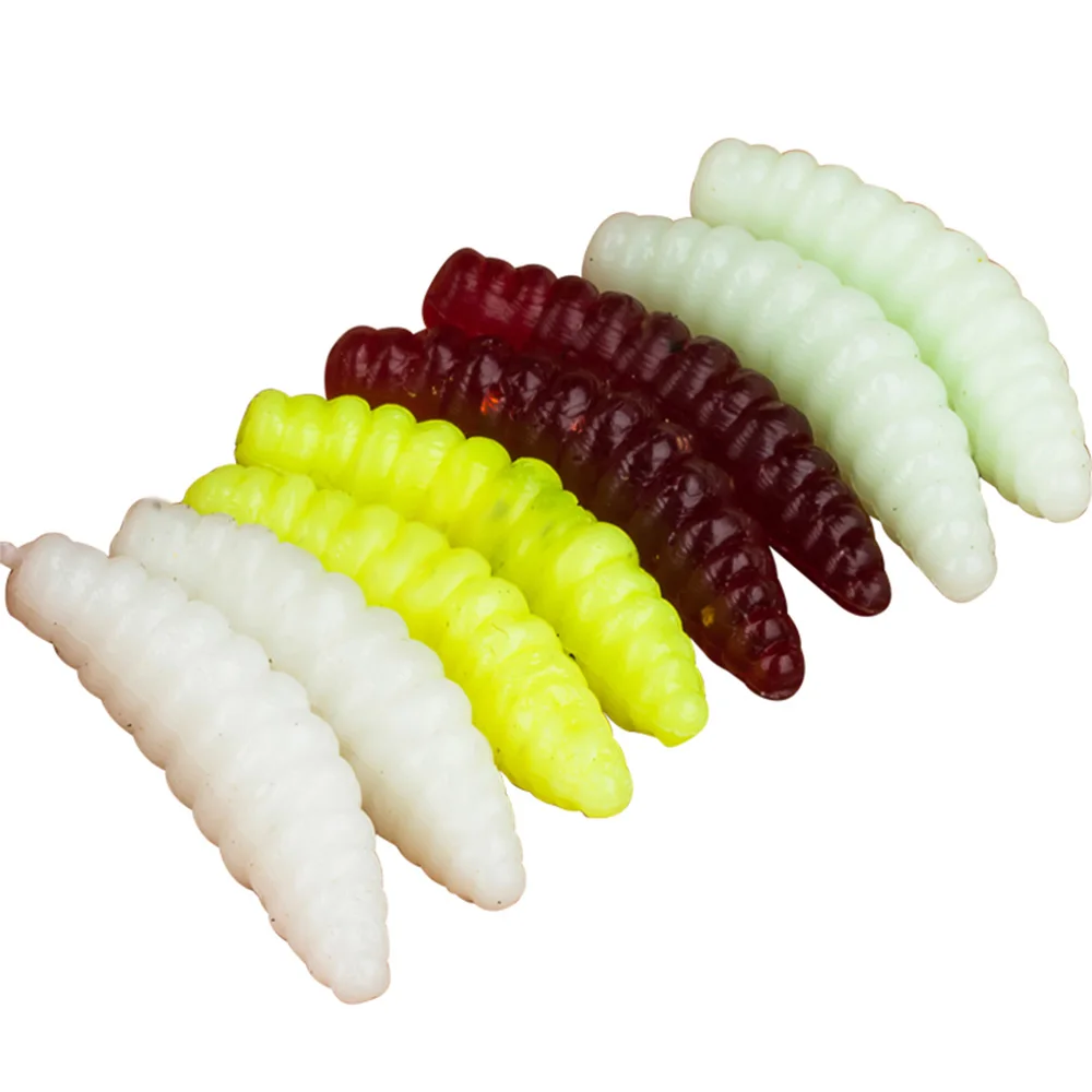 

Hot Selling Chubby Soft Plastic Freshwater Luminous Sanko Worm Lures