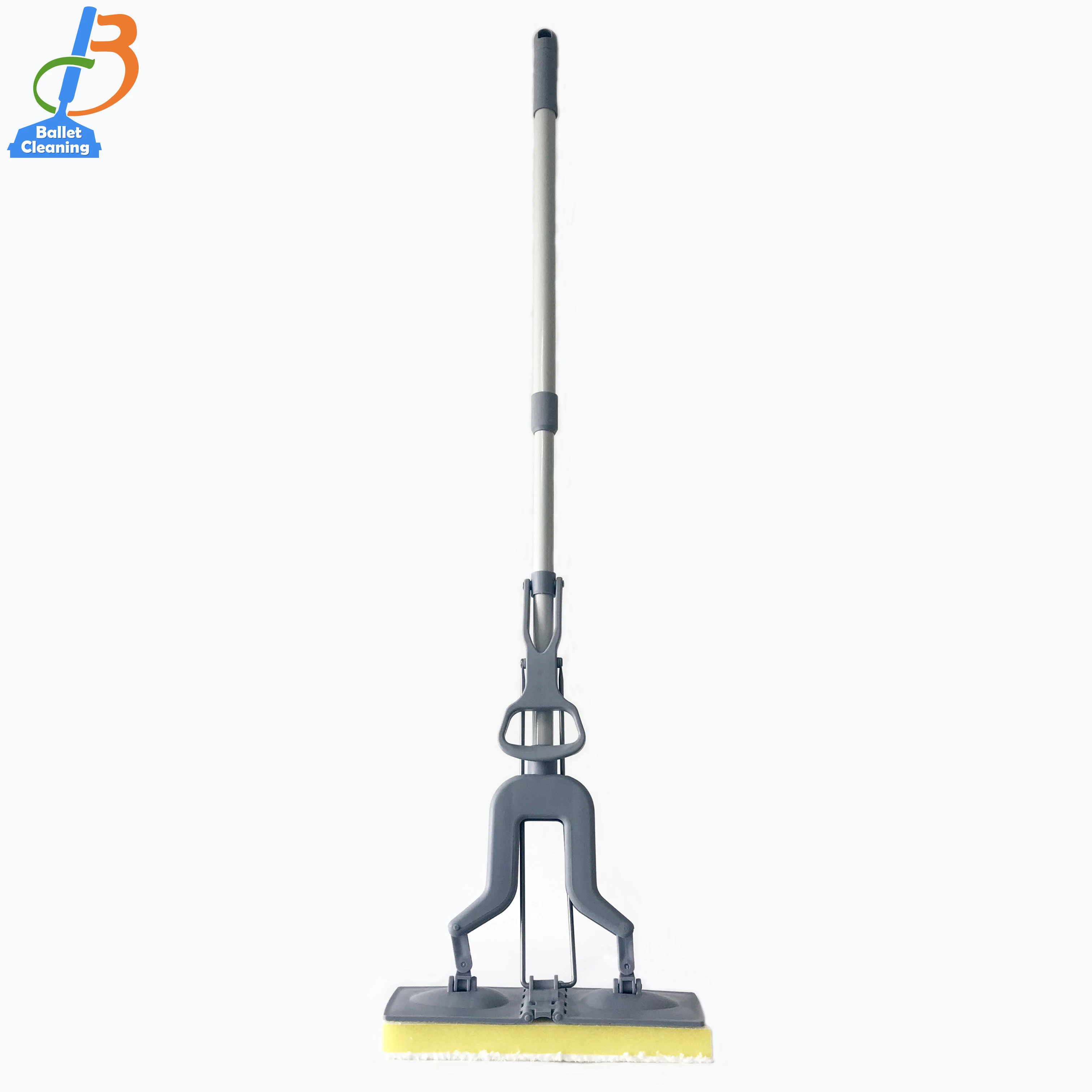 

wet cleaning dust cloth folding sponge squeezing mop floor cleaner mop easy cleaning water absorbent products supply