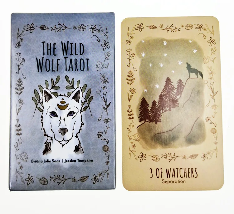 

2021 Newest The Wild Wolf Tarot Cards Oracle Deck With High Quality With E-Guidebook