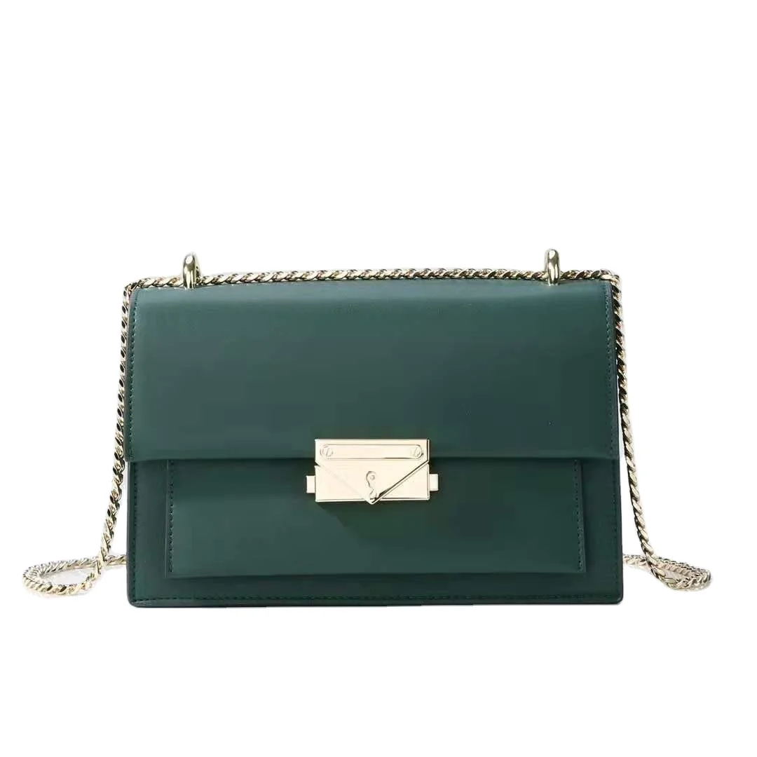 

Factory Suppliers Wholesale Fashion Women Bag 100% Genuine Leather Handbags with Chain 2021, Customized color