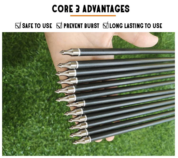 Wholesale Carbon Arrows,Pure Carbon Arrows And Arrow Point,Arrow Shaft Size Can Be Customized