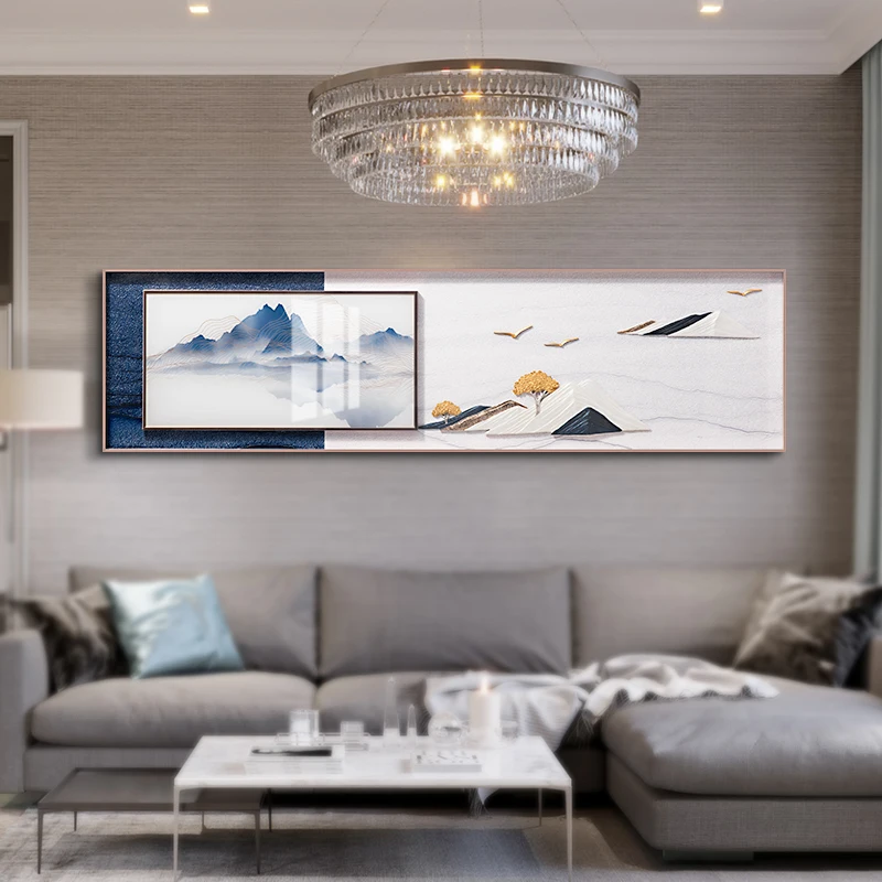 

Glass Handpainted Wall Painting 3D Effect Wall Decoration For Home Hotel Office Wall Decoration