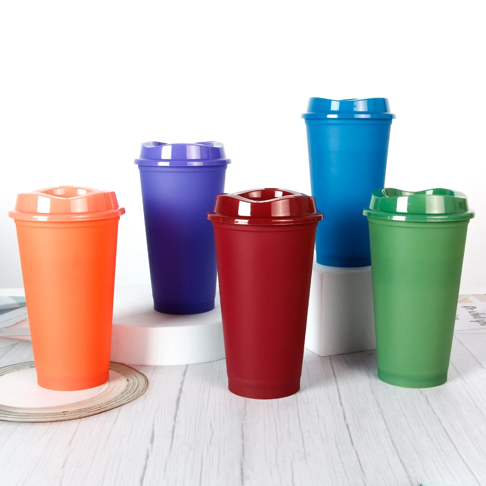 

2021 Amazon Hot Sale Thermal Change 5 color Plastic Cup For Wholesale