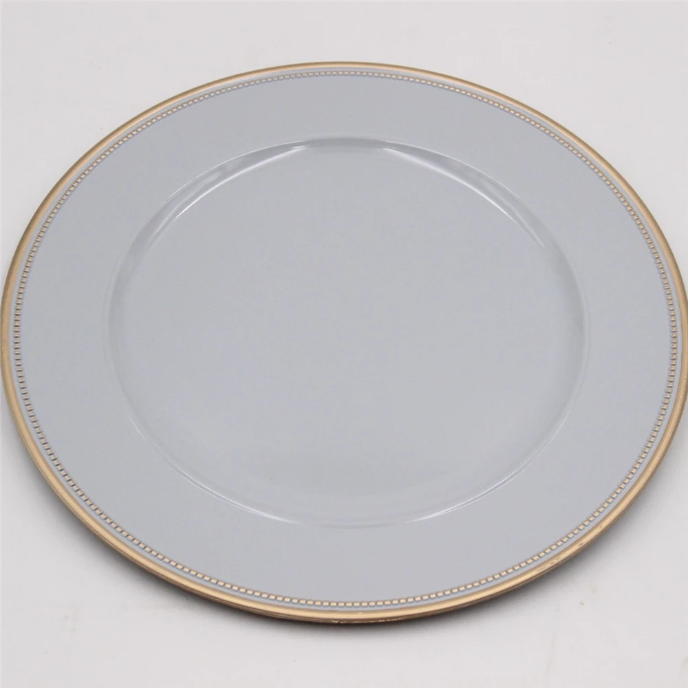 

2019 Eco-friendly reusable printing bamboo fiber melamine plastic plate
