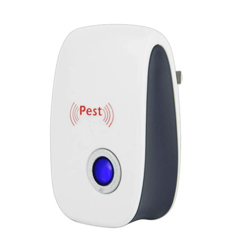 

Wholesale electronic mouse pest control pest repeller ultrasonic plug in, White