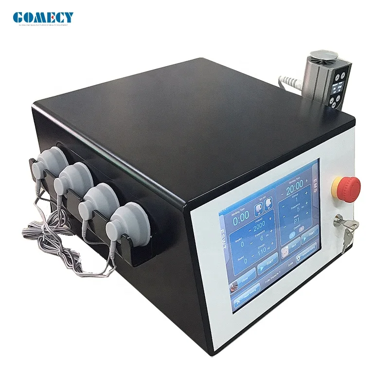 

New Design extracorporeal shock wave ed shockwave therapy low intensity extracorporeal shock wave therapy equipment, Black and white