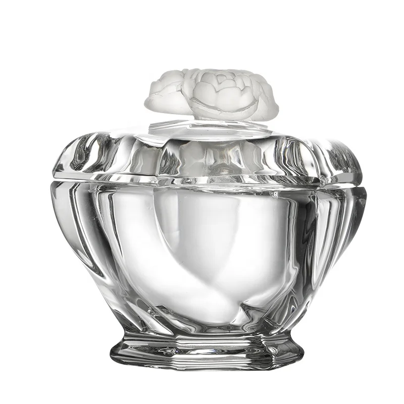 

Clear Crystal Ring Earring Box Transparent Jewelry Display Gift Box