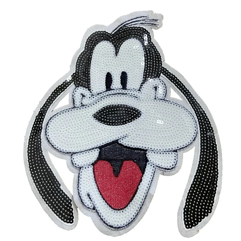

New cartoon Sequin dog patch sewing animal Sequin patch clothes DIY accessories