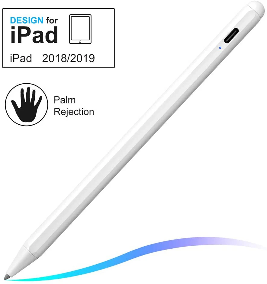 2018-2021 iPad 8th iPad 7/6th iPad Air 4th/3rd Kedoo Stylus Pen for iPad with Palm Rejection for iPad Pro 2021 11/12.9 Inch iPad Mini 5th Gen,Tilt Detection,Magnetic Adsorption-White 