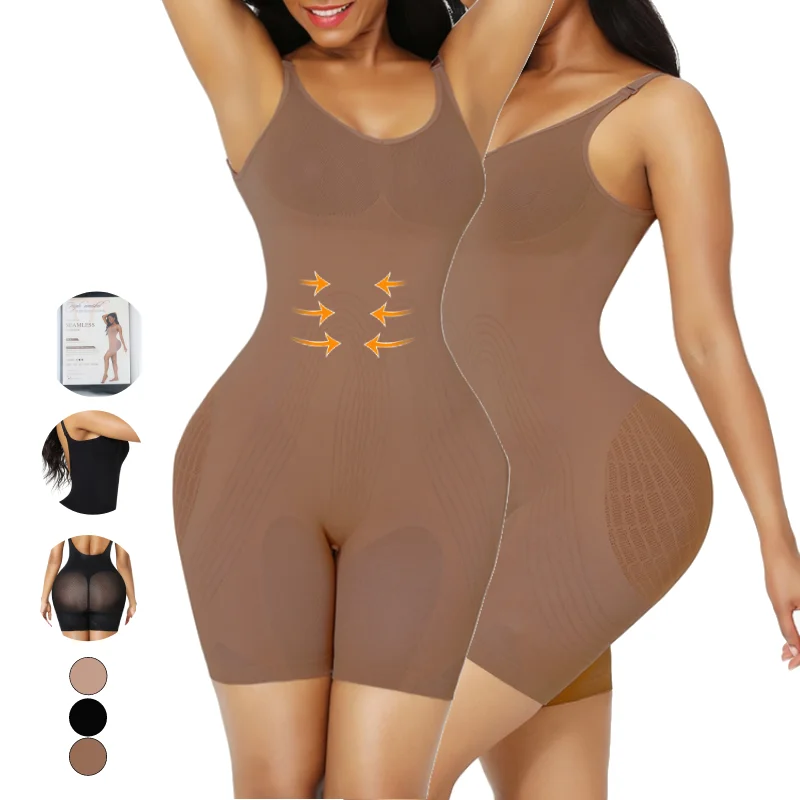 

Drop Shipping Private Label butt lifter High Waist Seamless Tummy Control Shapewear full women Body Shaper