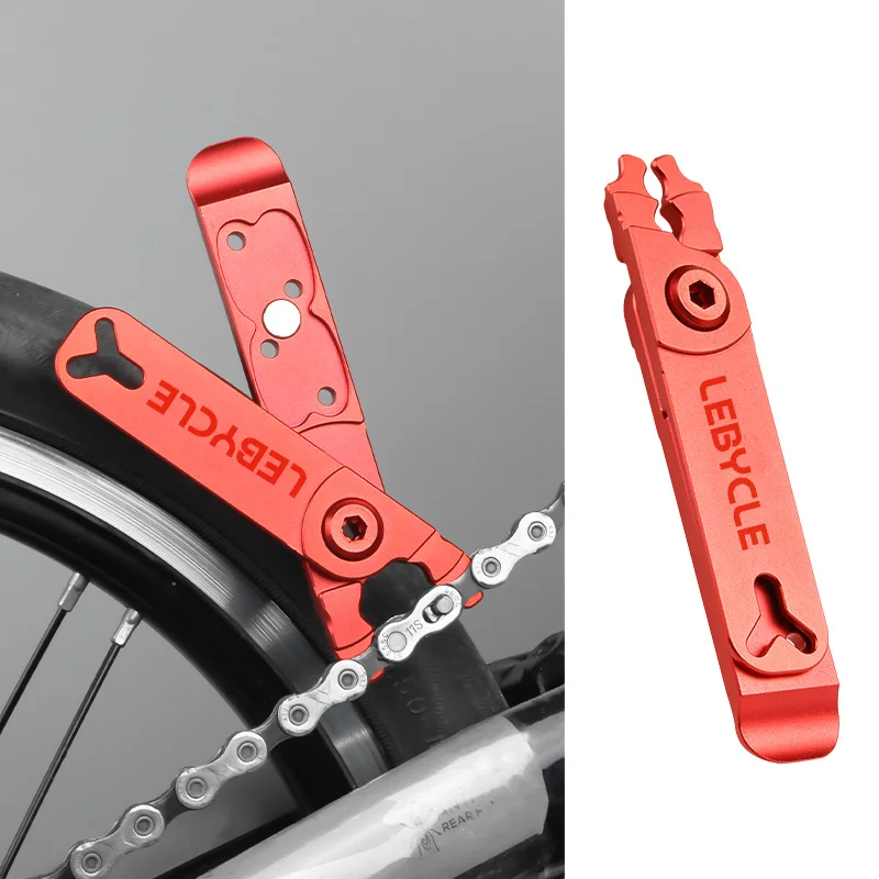 

Lebycle 6 In 1 Bicycle Multi Repair Tools Chain Wear Indicator Master Missing Link Chain Quick-Link Bicycle Valve Removal Tool