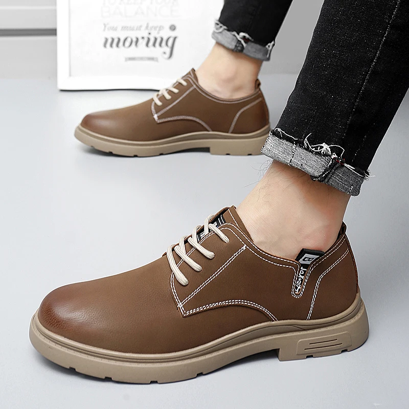 

Baolite office shoes with oxford shoes men for brogue shoes men, 2 colors