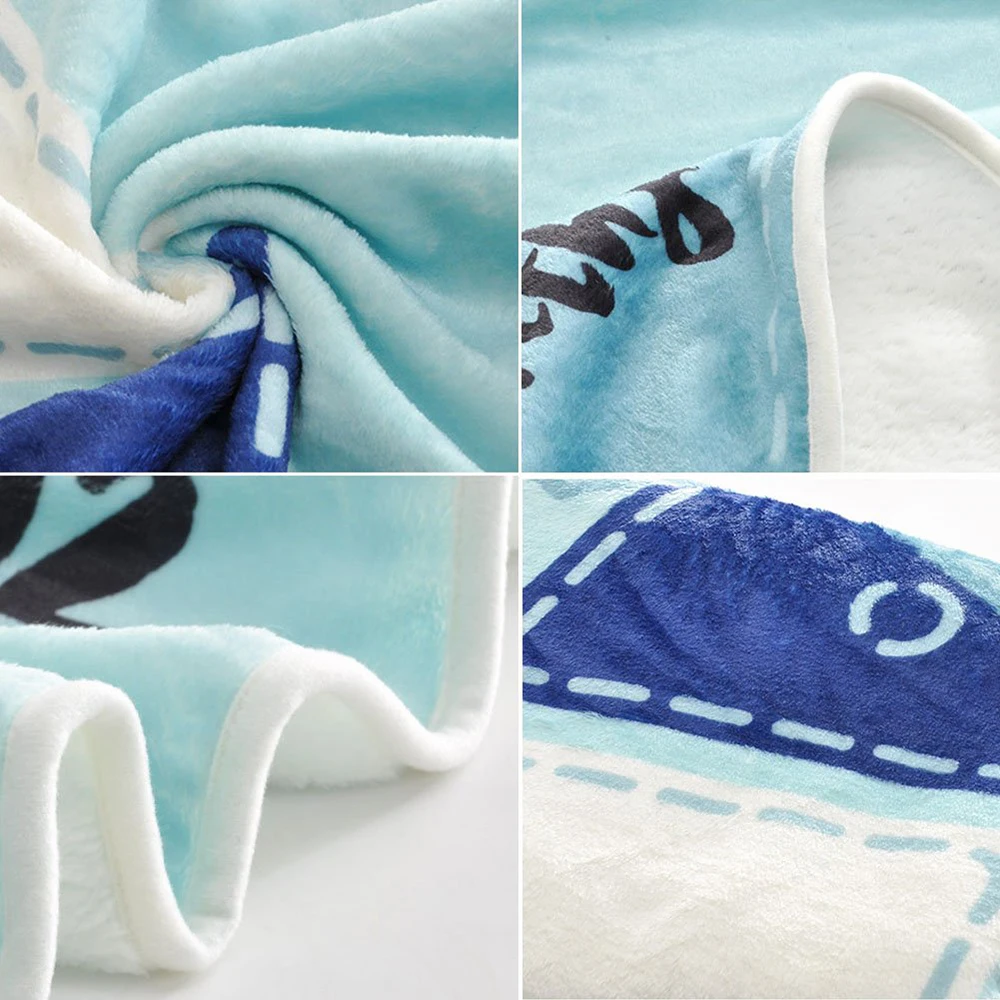 
Kids Babies Age Group 100% Polyester Material Baby Milestone Beagle Blanket Fleece Blanket 