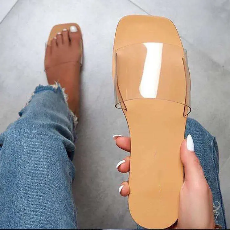 

Promising 2020 clear summer slides designer slippers ladies sandals for women and ladies, Yellow,black,rose red,orange,multicolor