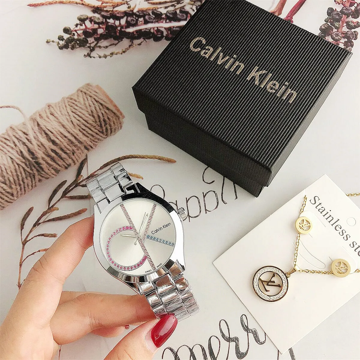 Luxury Couple Wrist Watches wi