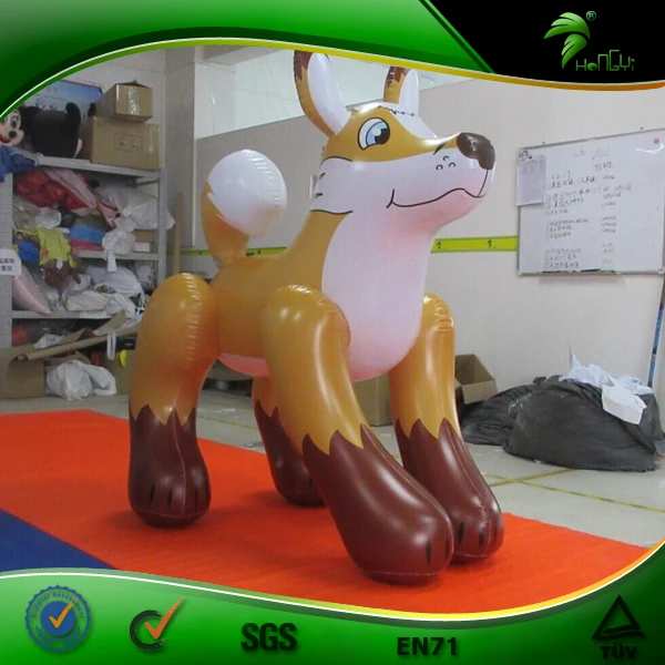 0.4mm Pvc Inflatable Animal Fox With Sph Cheap Inflatable Toys Buy