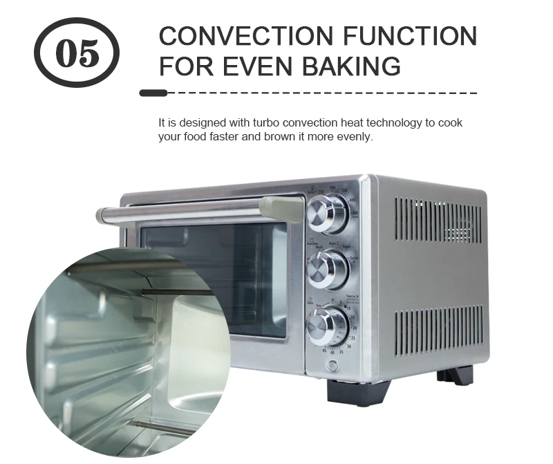 2020 Hot sales big capacity 18L 304 stainless steel 110V household electric oven kitchen toaster oven