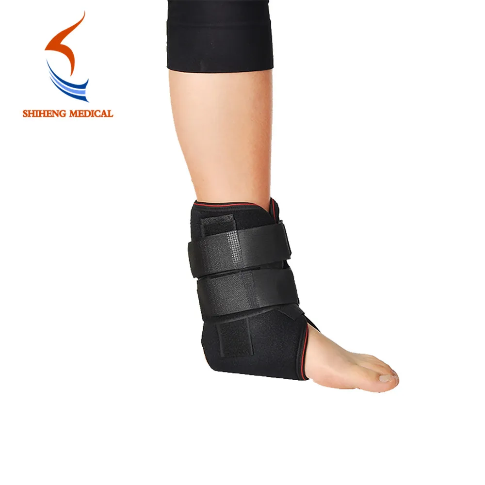 

Orthopedic ankle support brace elastic ankle guard Medical Adjustable Ankle brace For Rehabilitation, Black