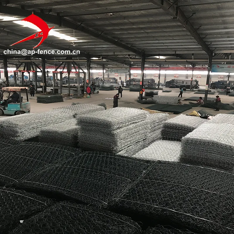 Philippines 1x1x2m Gabion Boxes 3.05mm 2.7mm Mesh Wire River Gabion