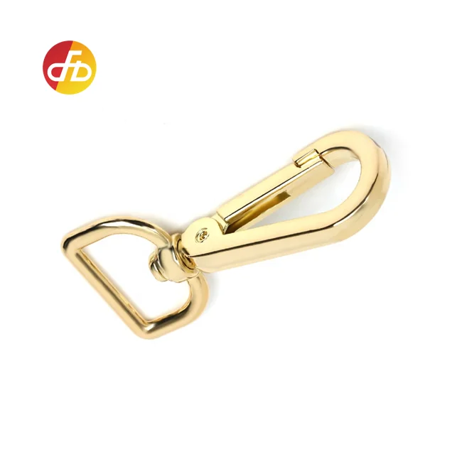 

Manufacturer Custom Snap Hook Swivel Metal Zinc Alloy Snap Hook Accessories for bags and wallets, Silver