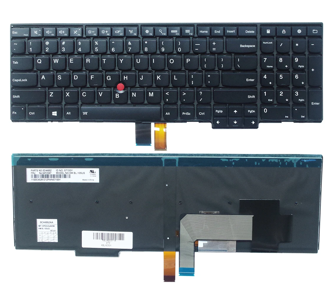 

Keyboard for Lenovo E531 L540 W540 T540 T540P E540 W550 W541 P50S keyboard L570 keyboard for IBM