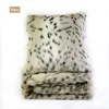 China Factory wholesale 100% polyester Luxury Faux Fur Double Sided Throw Blanket Plush faux fur Blanket set