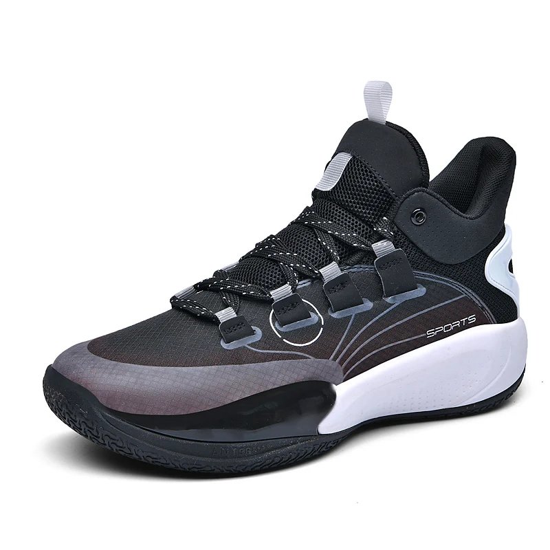 

Factory wholesale high-quality fashion training basketball shoes, comfortable high top men's and women's sports basketball shoes