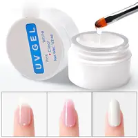 

Z 1375 15ml Crystal Nail Extension Gel Poly Gel Builder Gel for Manicure Pink / White / Clear UV builder gel