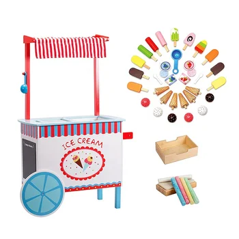 toy ice cream cart wooden