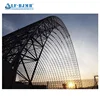 Prefabricated light weight steel long large span Space Frame Structure Dome Bulk Limestone coal Storage she bin yard building