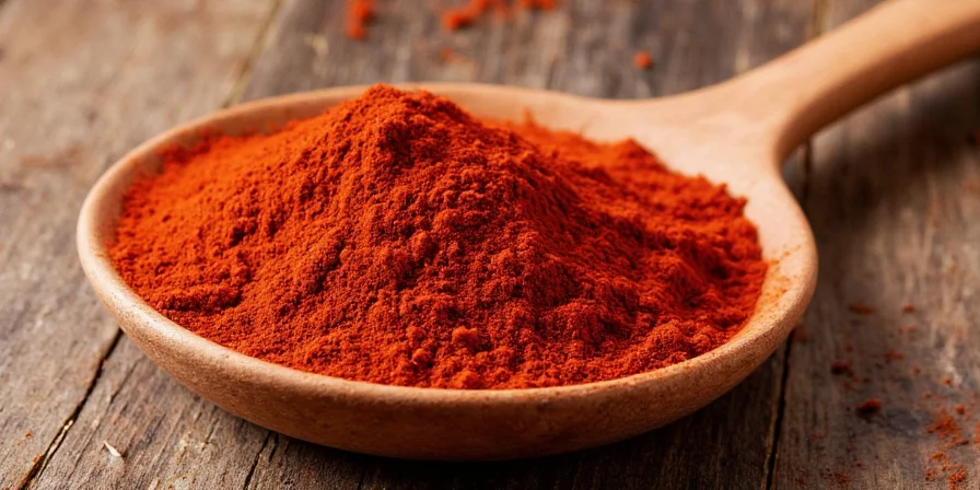 Seven popular reddish spices displayed side by side in bowls