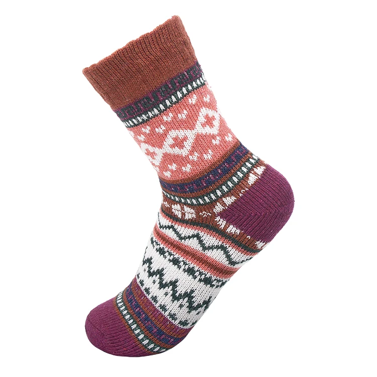 

Womens Wool Socks Vintage Soft Cabin Warm Socks Thick Knit Cozy Winter Socks for Women Gifts