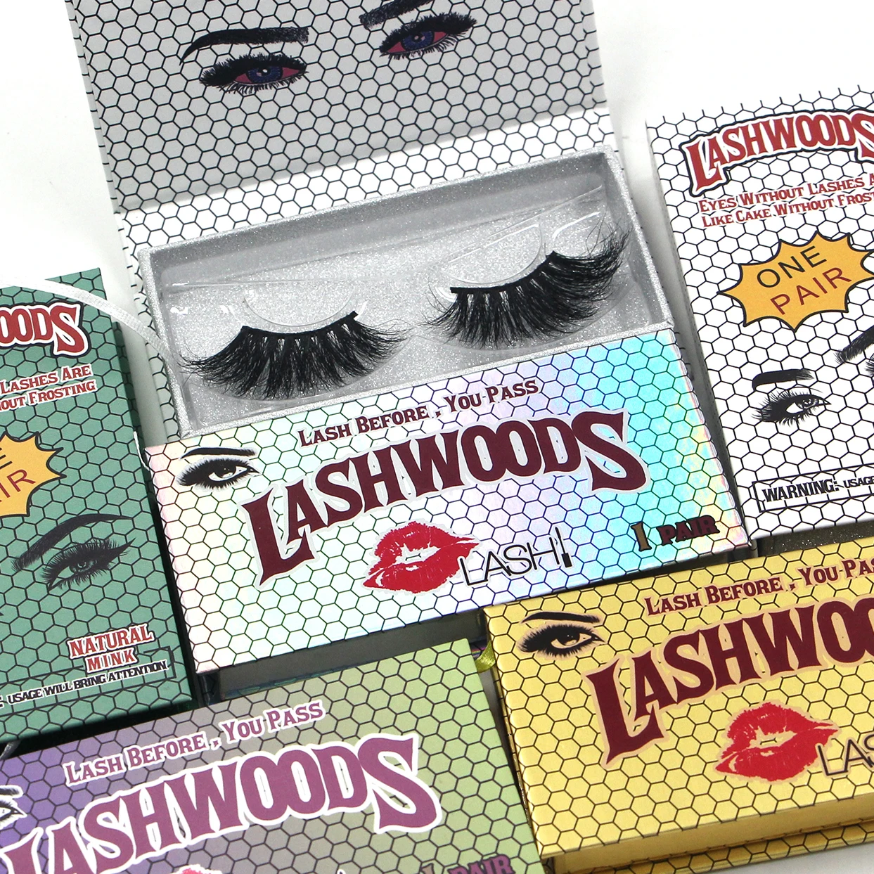 

Factory Price Fluffy 3d 25mm Real Mink Eyelashes, Black