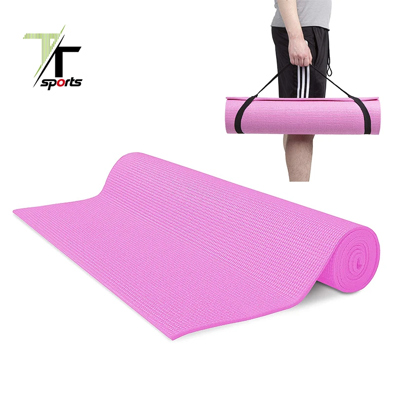 

TTSPORTS Factory Price PVC Yoga Mat 3mm thickness Mat, Customized color