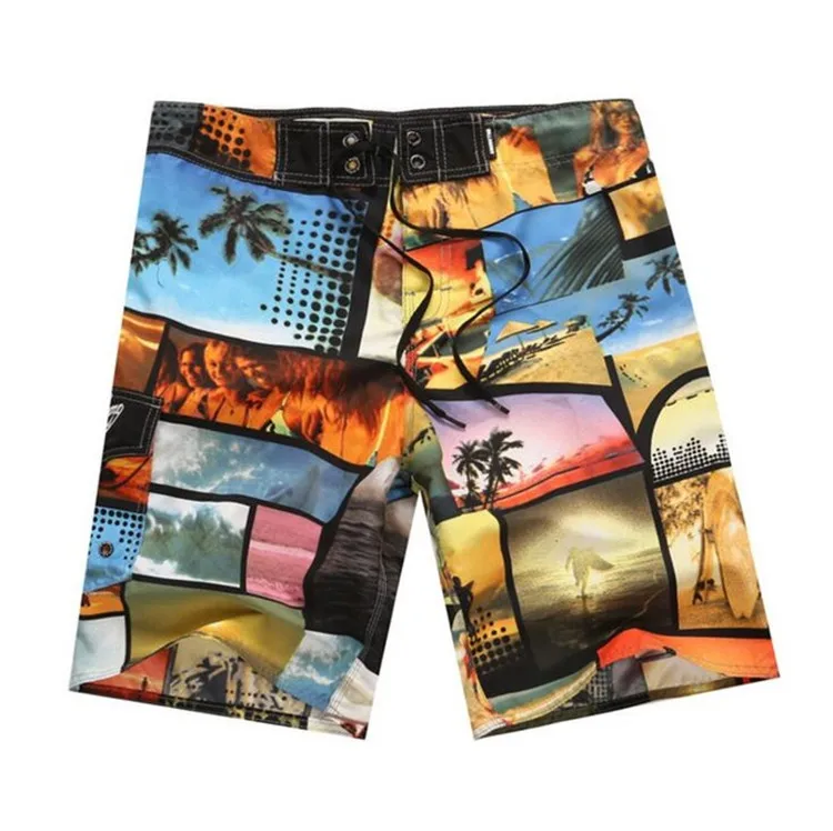 

custom logo dye sublimation beach apparel shorts